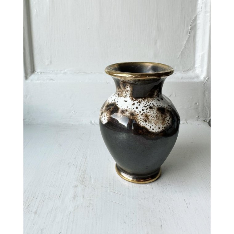 West Germany miniature, brown with white and gold