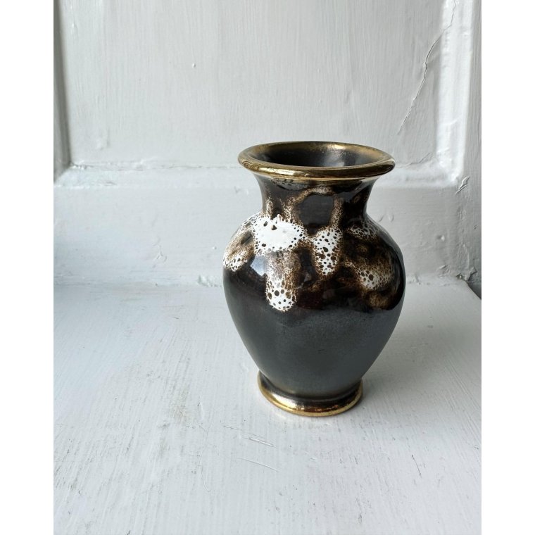 West Germany miniature, brown with white and gold