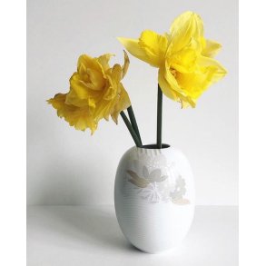 Arzberg, riller og cremefarvede blomster