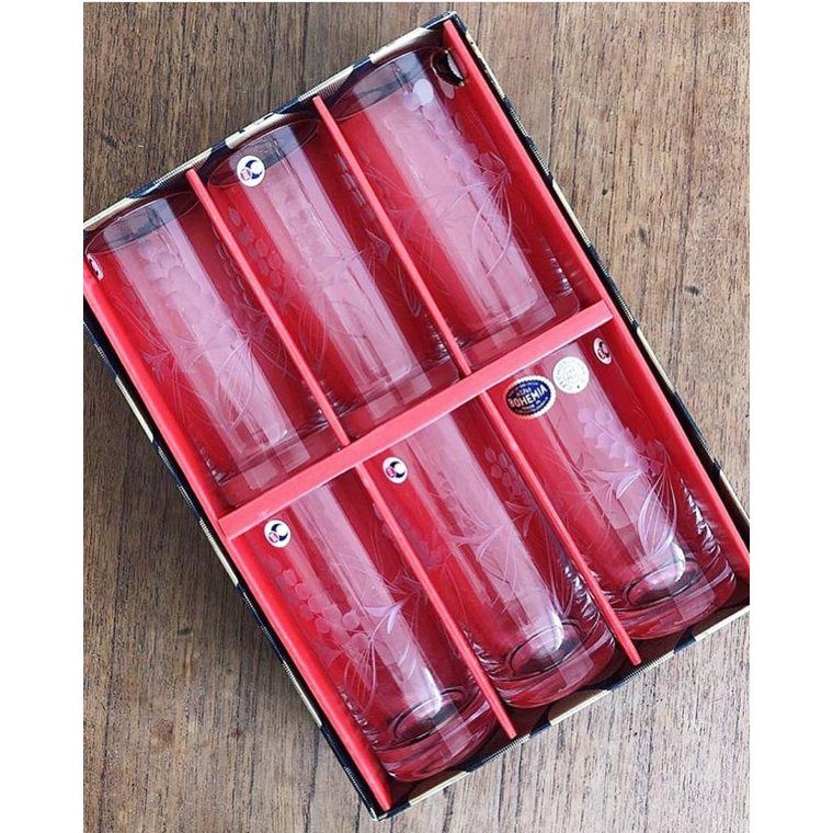 Krystal, sodavand m slibninger, 6 stk i original ske