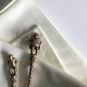 Brass spoon with man, per piece