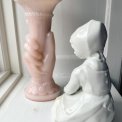 Porcelain figurine from GDR, girl with doll, NB