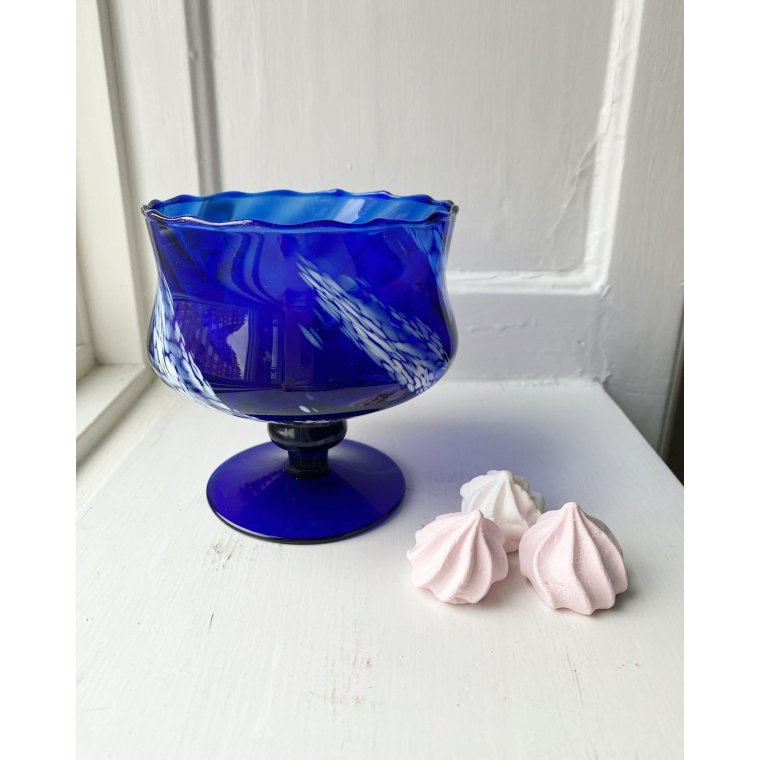 Bl m swirl og hvidmelering, p fod