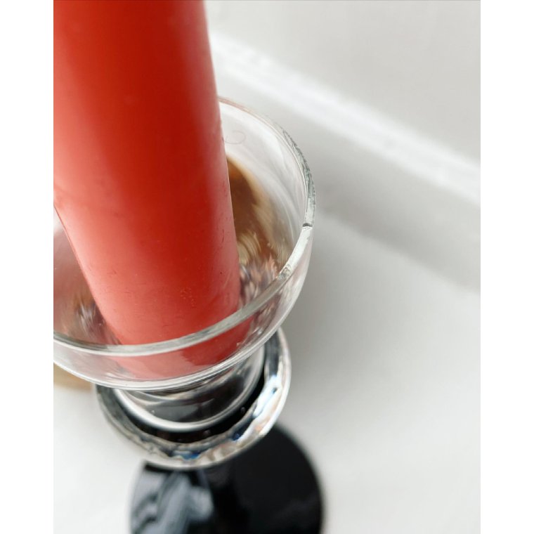 Klar kumme m sort swirl, NB