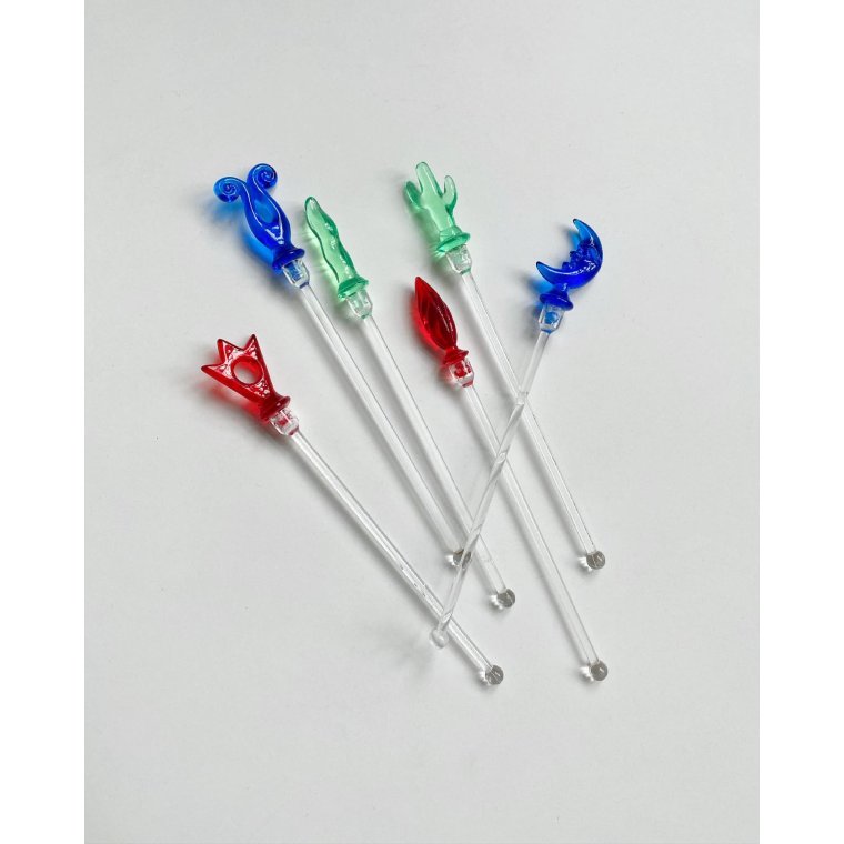 Drinkspinde, plast, 6 stk samlet