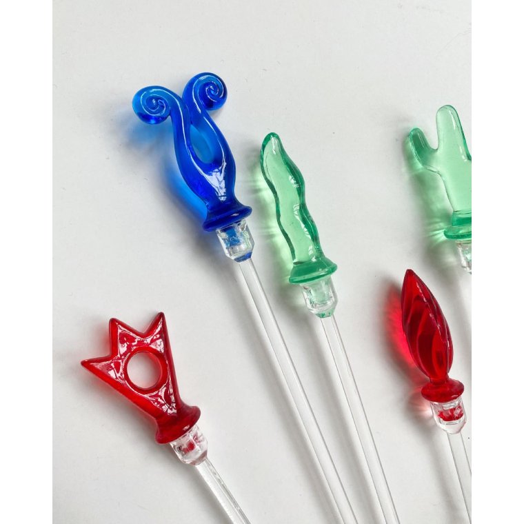 Drinkspinde, plast, 6 stk samlet