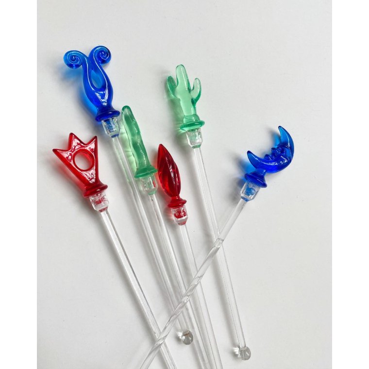 Drinkspinde, plast, 6 stk samlet