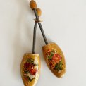 Shoe trees with flowers