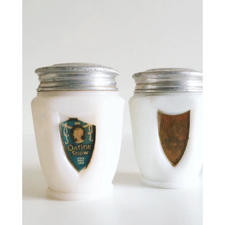 Oatine, vintage ansigtscremekrukke, pr stk