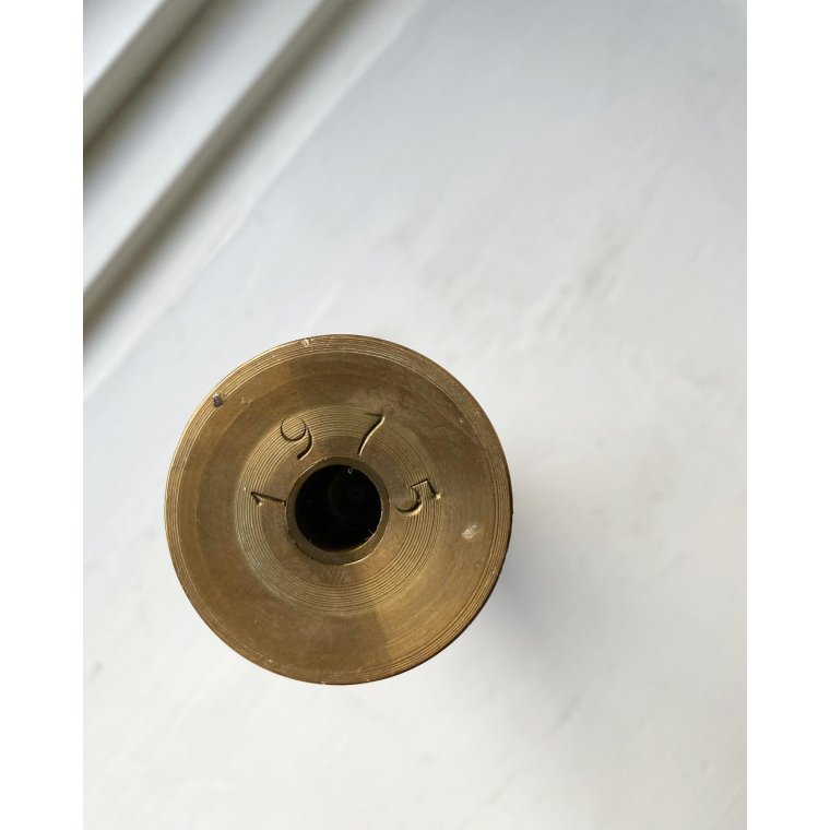 Industrial candlestick, heavy, 1975