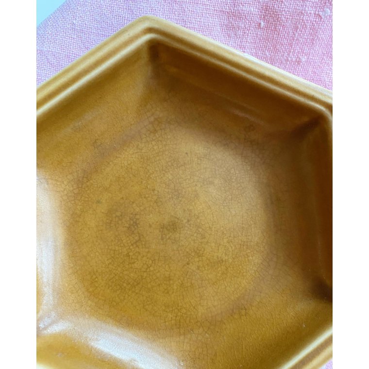 Aluminia, brun glasur