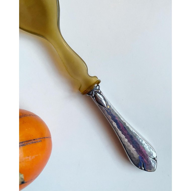 Serveringsske, skaft af pletslv