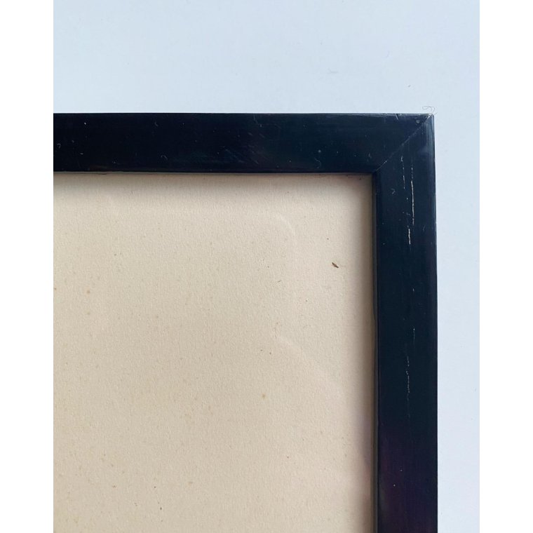 Boy portrait in black frame