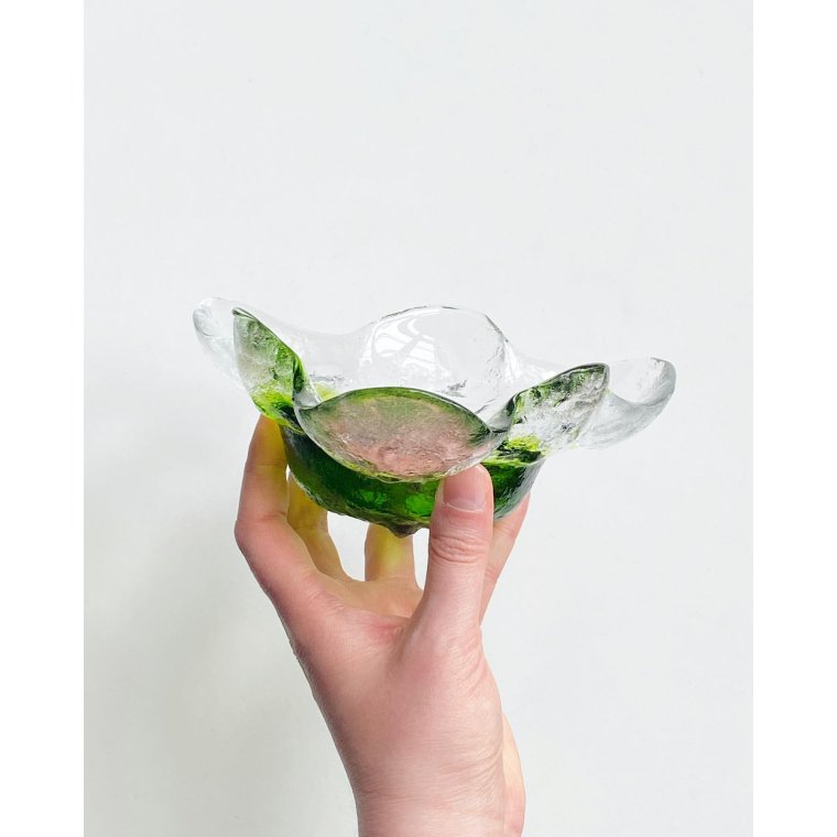 Pertti Santalahti for Humppila, glasskl m grn bund, Kivi-set