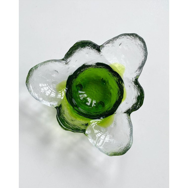 Pertti Santalahti for Humppila, glasskl m grn bund, Kivi-set