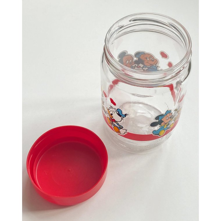 Retro Disney, red plastic lid