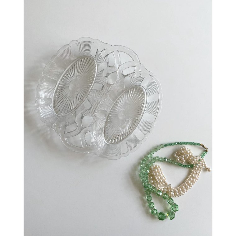 2-delt cabaretfad m rillede snirklinger, NB