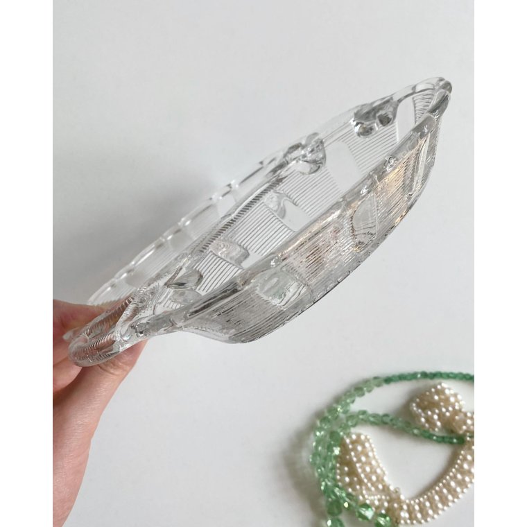 2-delt cabaretfad m rillede snirklinger, NB