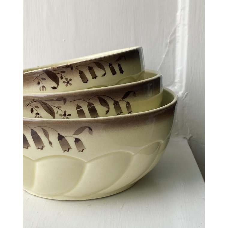 Brunt sklest, patineret fajance