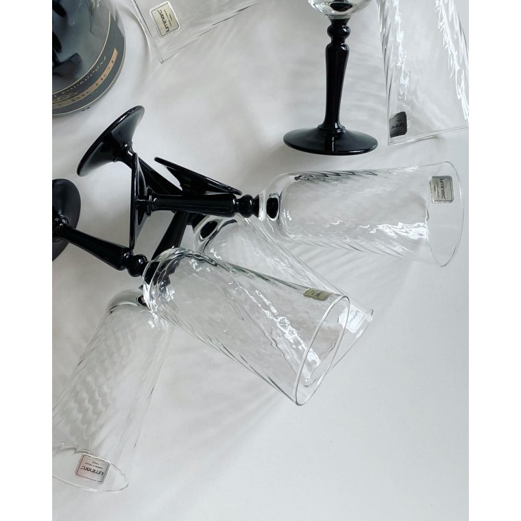 Luminarc, champagne p sort fod m swirl, 10 stk samlet