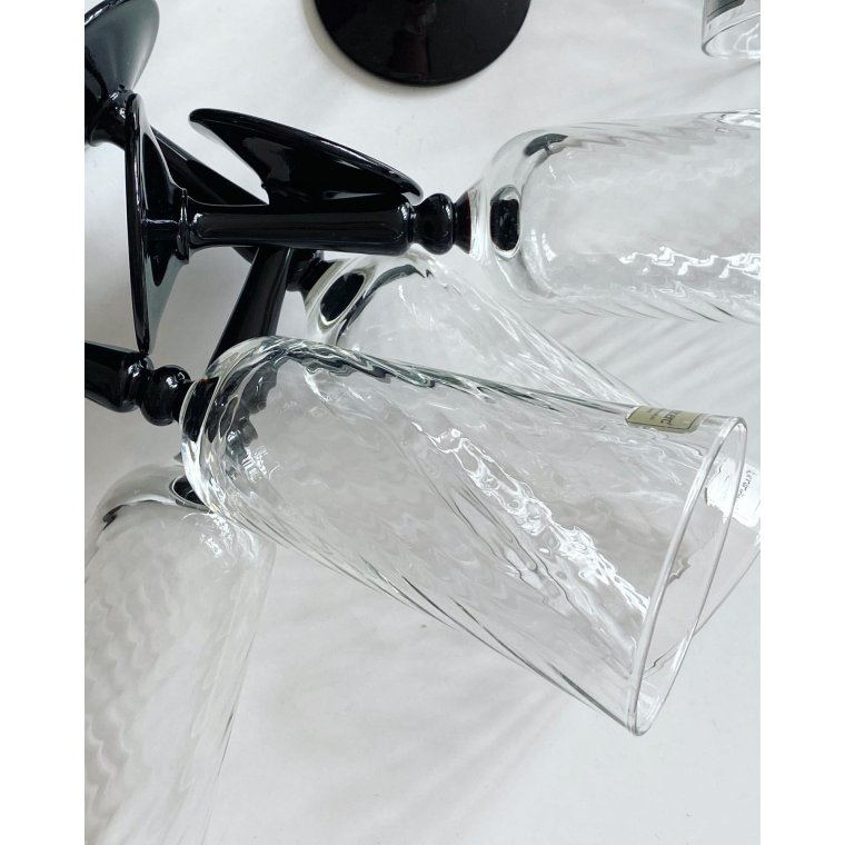 Luminarc, champagne p sort fod m swirl, 10 stk samlet