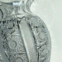 Crystal vase, Czechoslovakia