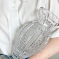Crystal vase, Czechoslovakia
