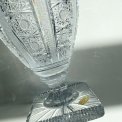 Crystal vase, Czechoslovakia
