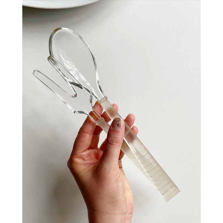 Salatst, syrebehandlet glas, NB