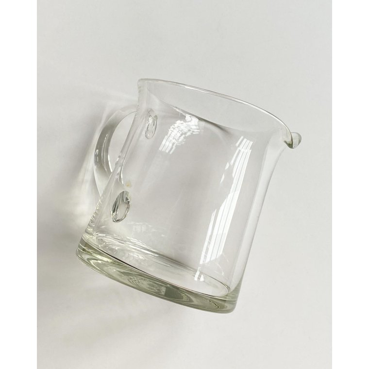Glass jug, clear, wide, NB
