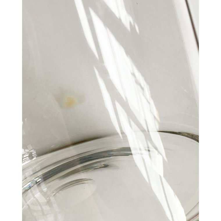 Glass jug, clear, wide, NB