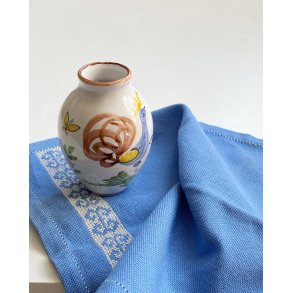 Small ceramic vase with bird and flowers