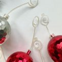 Retro disco Christmas balls, 6 pieces in total