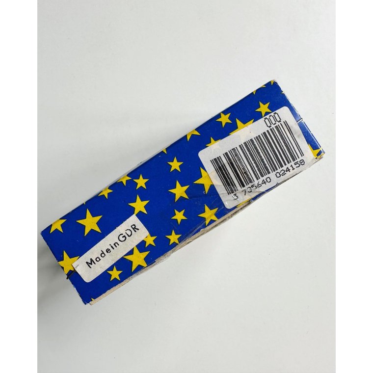 GDR glaskugler i ske, 6 stk, slv