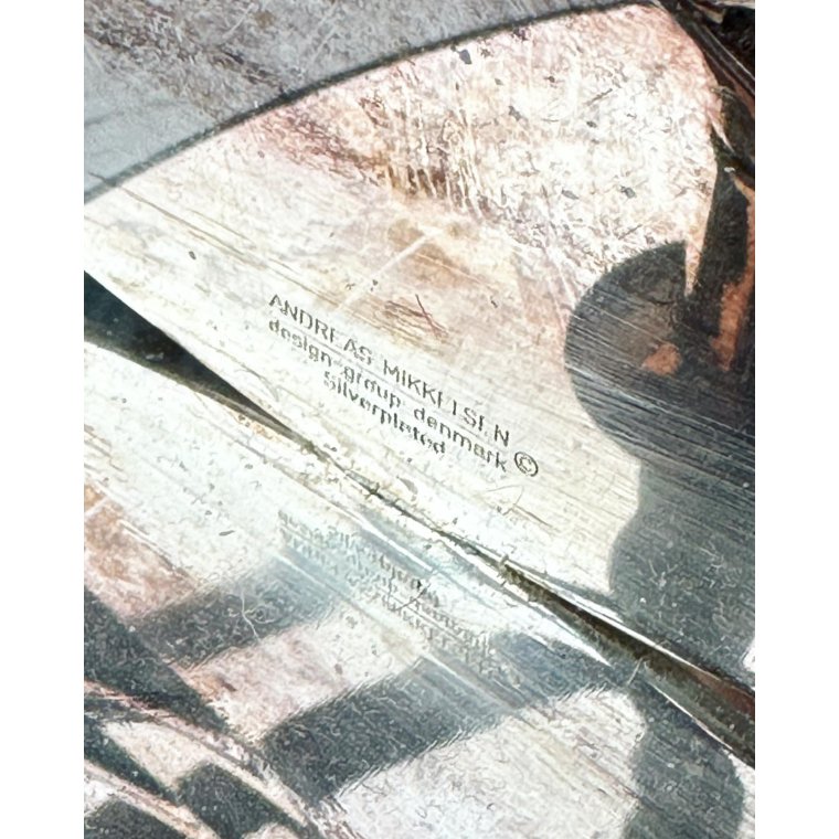 Andreas Mikkelsen, Christmas tree for 2 Christmas tree lights, silver-plated