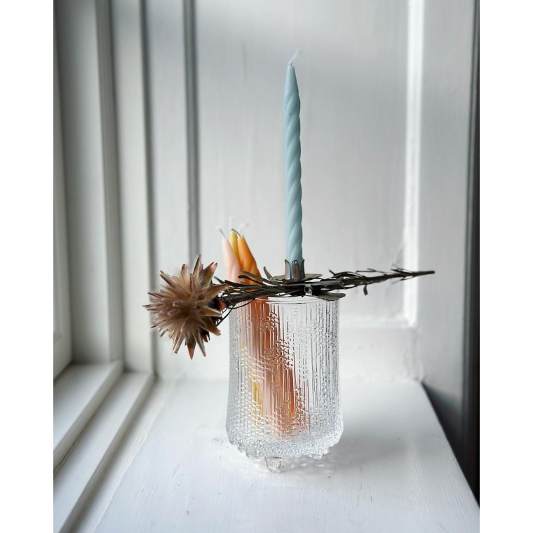 Light clip, silver tone