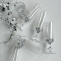Champagnefljter af krystal, 6 stk samlet
