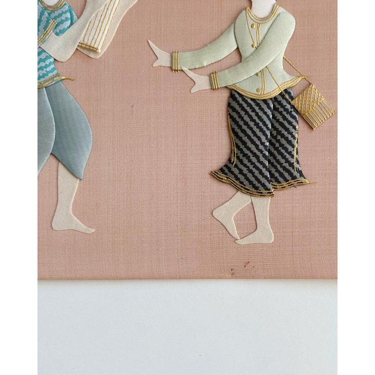 Stofbillede, laksefarvet