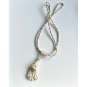 Curtain tassel, off white