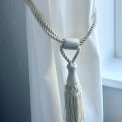 Curtain tassel, off white
