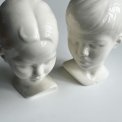 Edith Pedersen-replica, faience, set of boy and girl, NB