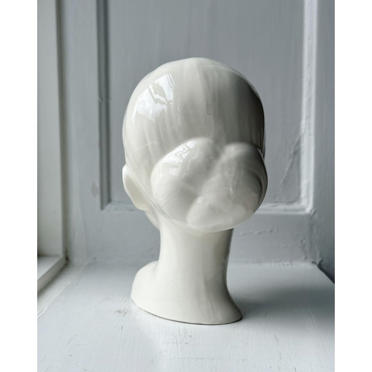 Edith Pedersen-replica, faience, set of boy and girl, NB