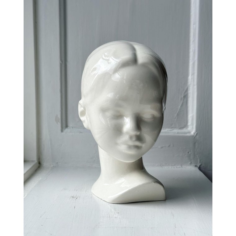 Edith Pedersen-replica, faience, set of boy and girl, NB