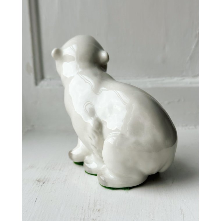 Porcelain figure, polar bear