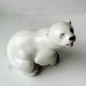 Porcelain figure, polar bear