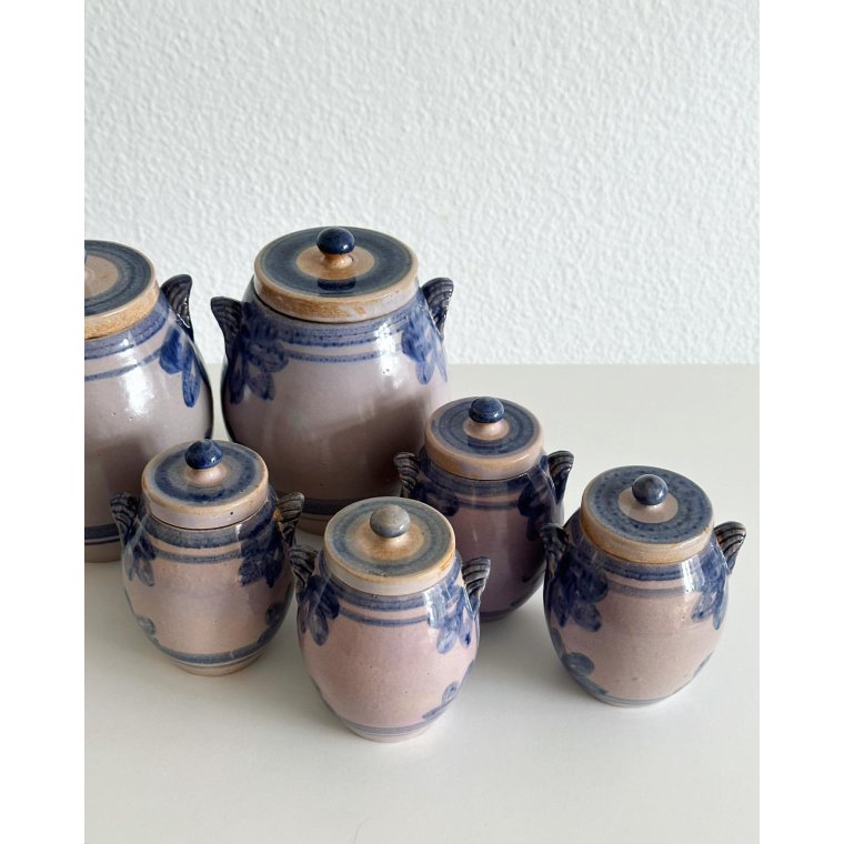 St af Hgans lgkrukker, 6 stk samlet, NB