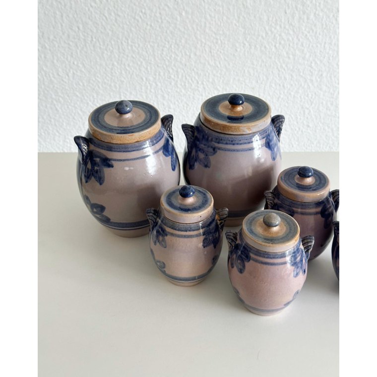 St af Hgans lgkrukker, 6 stk samlet, NB