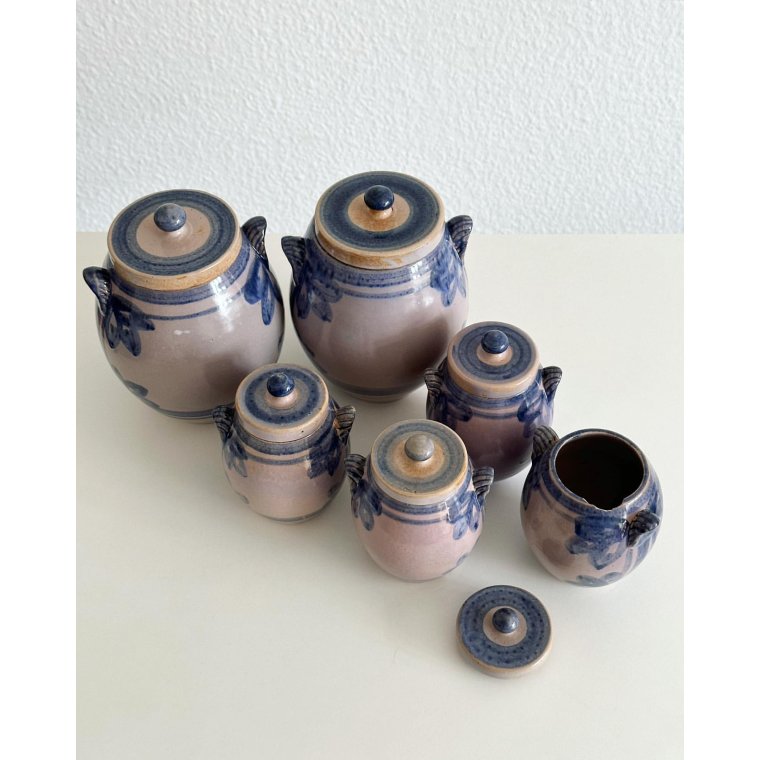 St af Hgans lgkrukker, 6 stk samlet, NB