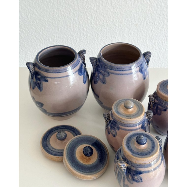 St af Hgans lgkrukker, 6 stk samlet, NB