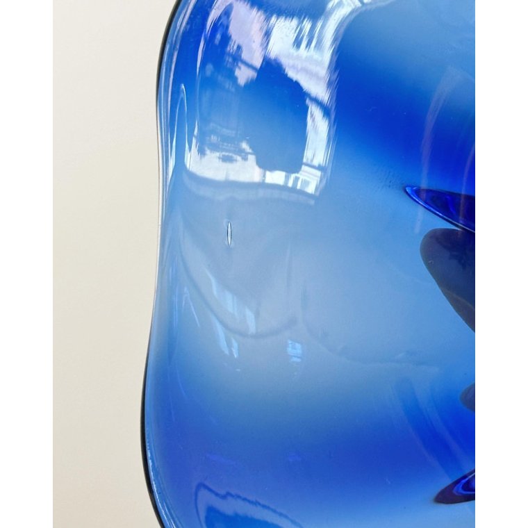 Decorative bowl, cobalt blue 